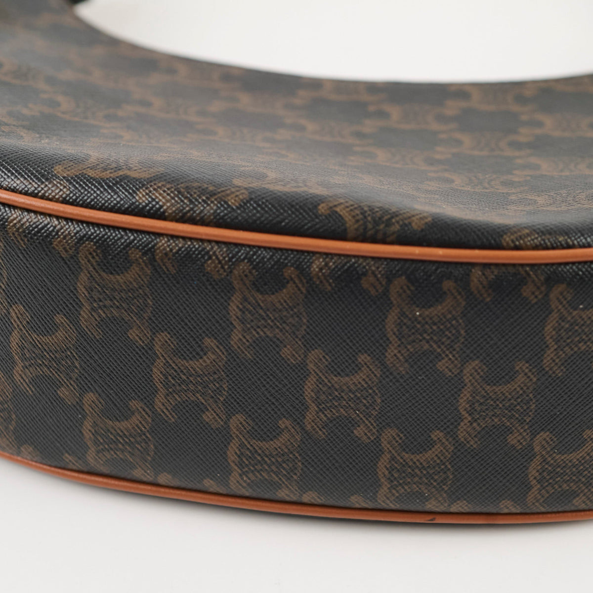 Celine Ava Triomphe Brown Shoulder Bag - photo 10