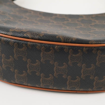 Celine Ava Triomphe Brown Shoulder Bag - photo 10