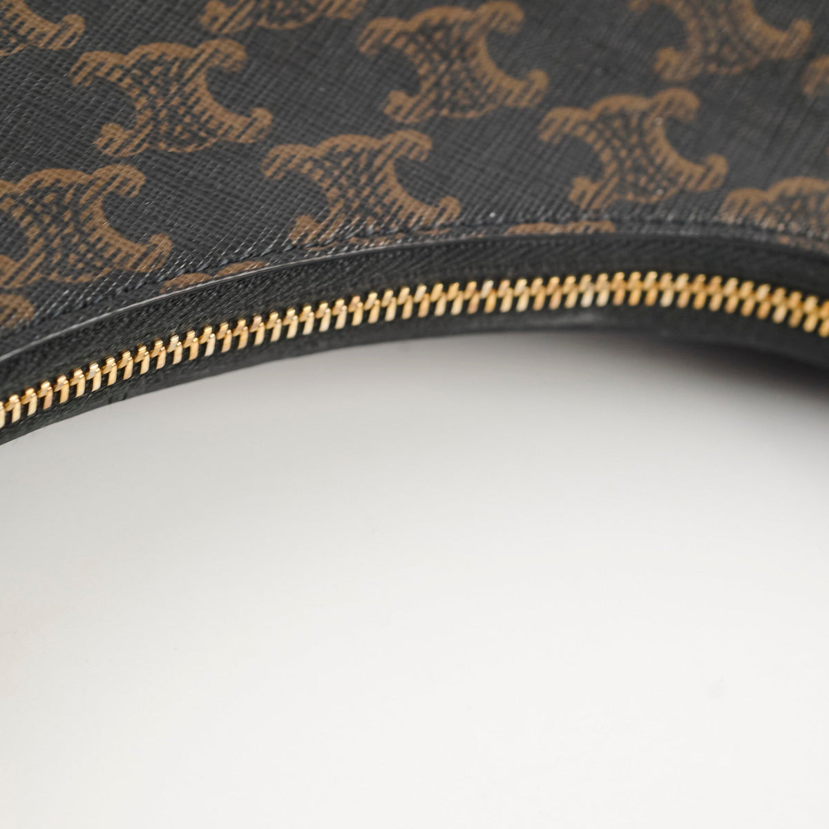 Celine Ava Triomphe Brown Shoulder Bag - photo 5