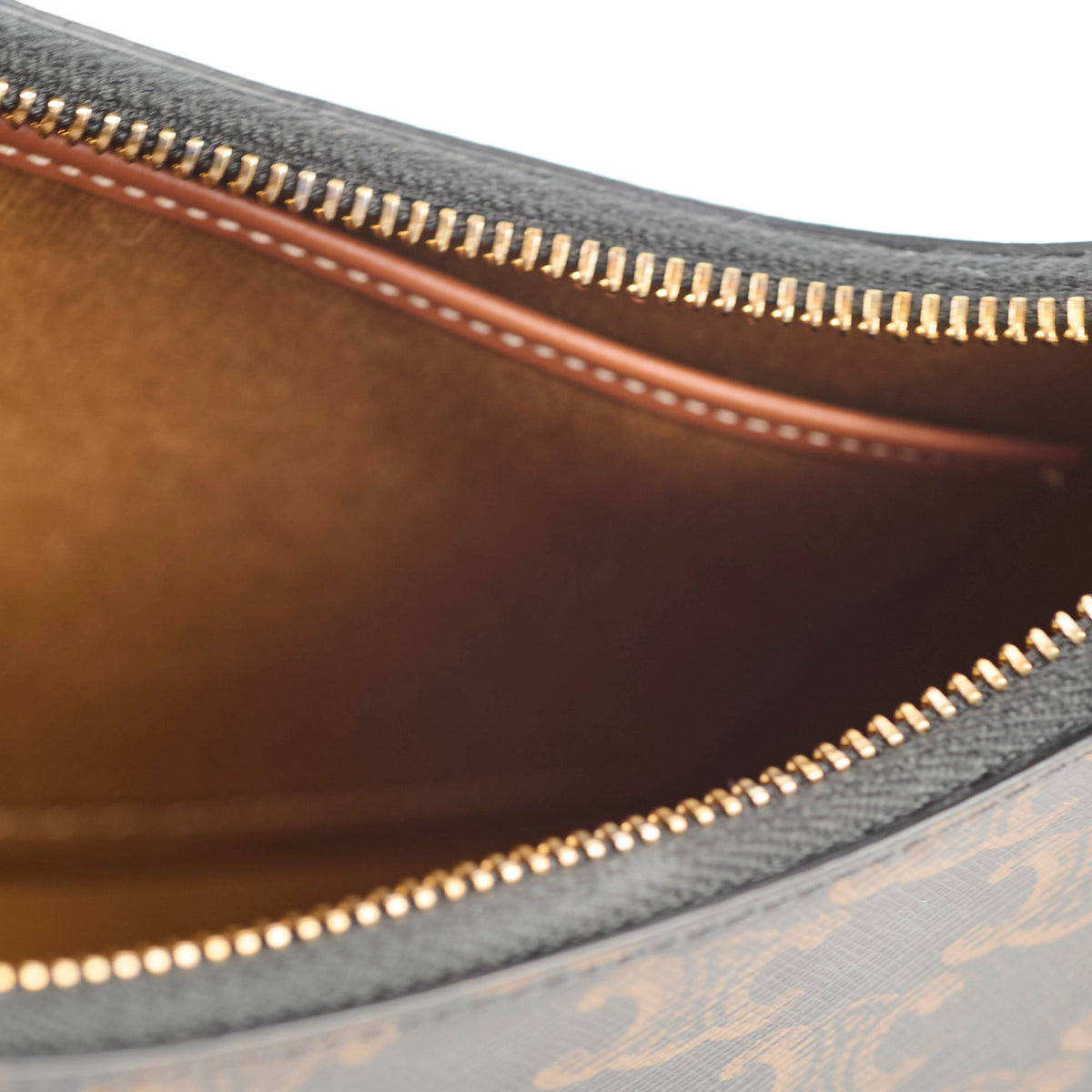 Celine Ava Triomphe Brown Shoulder Bag - photo 7