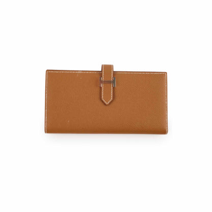 Hermes Bearn Wallet Gold - B Stamp - photo 1