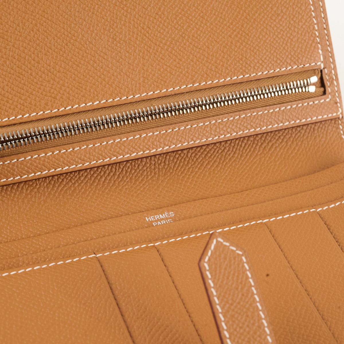 Hermes Bearn Wallet Gold - B Stamp - photo 8
