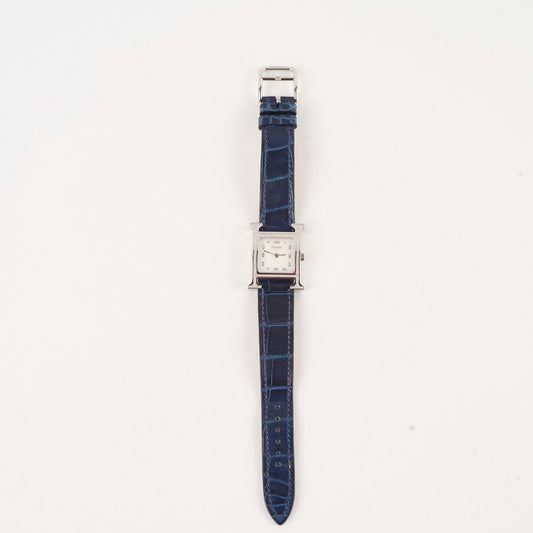 Hermes Heure H Watch Blue Mother of Pearl Watch - photo 2