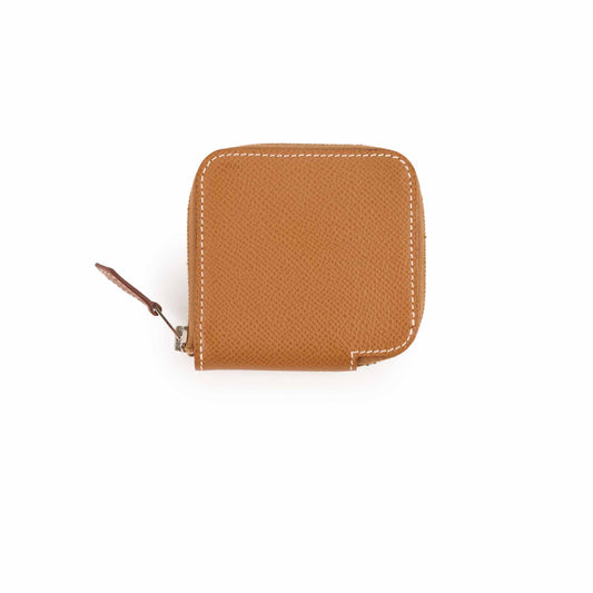Hermes Silk'In Compact Wallet Gold - A stamp - photo 1