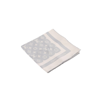 Louis Vuitton Monogram Silhouette Square 90 Silk Scarf Grey - photo 1