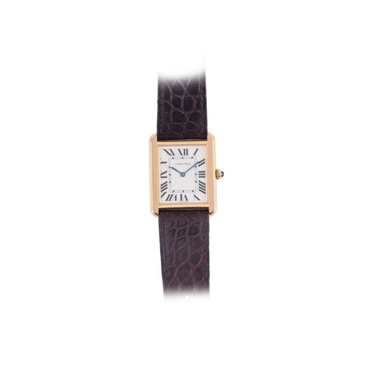 Cartier Tank Solo W5200025 Watch with Leather Strap - photo 1