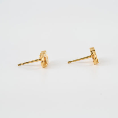 Celine Triomphe Gourmette Gold Studs - photo 2