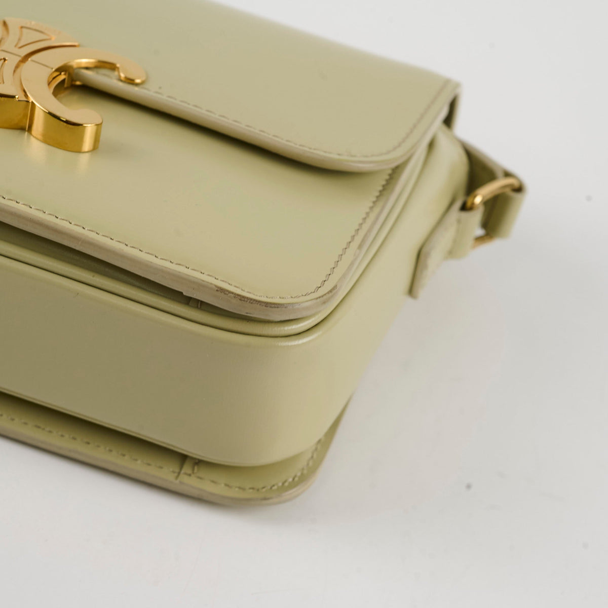 Celine Teen Triomphe Almond Green - photo 12