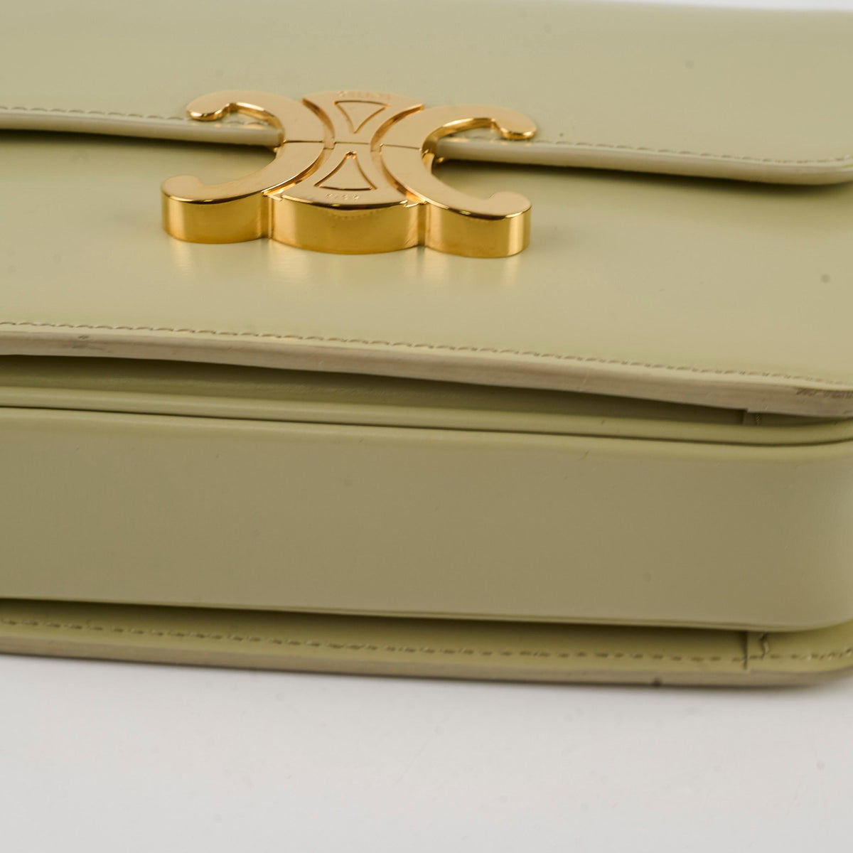 Celine Teen Triomphe Almond Green - photo 11