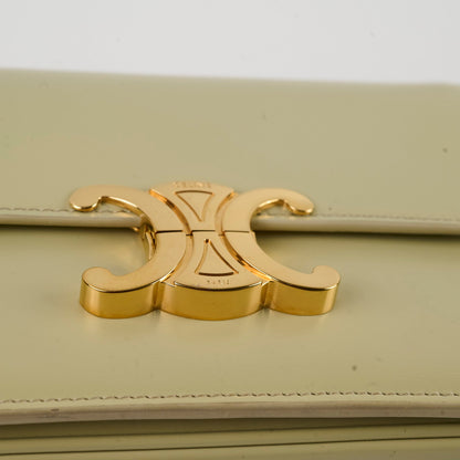 Celine Teen Triomphe Almond Green - photo 13