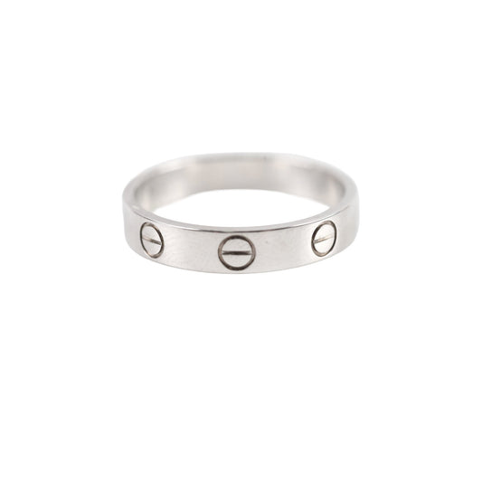 Cartier Love Ring Small Model White Gold Size 53 - photo 2