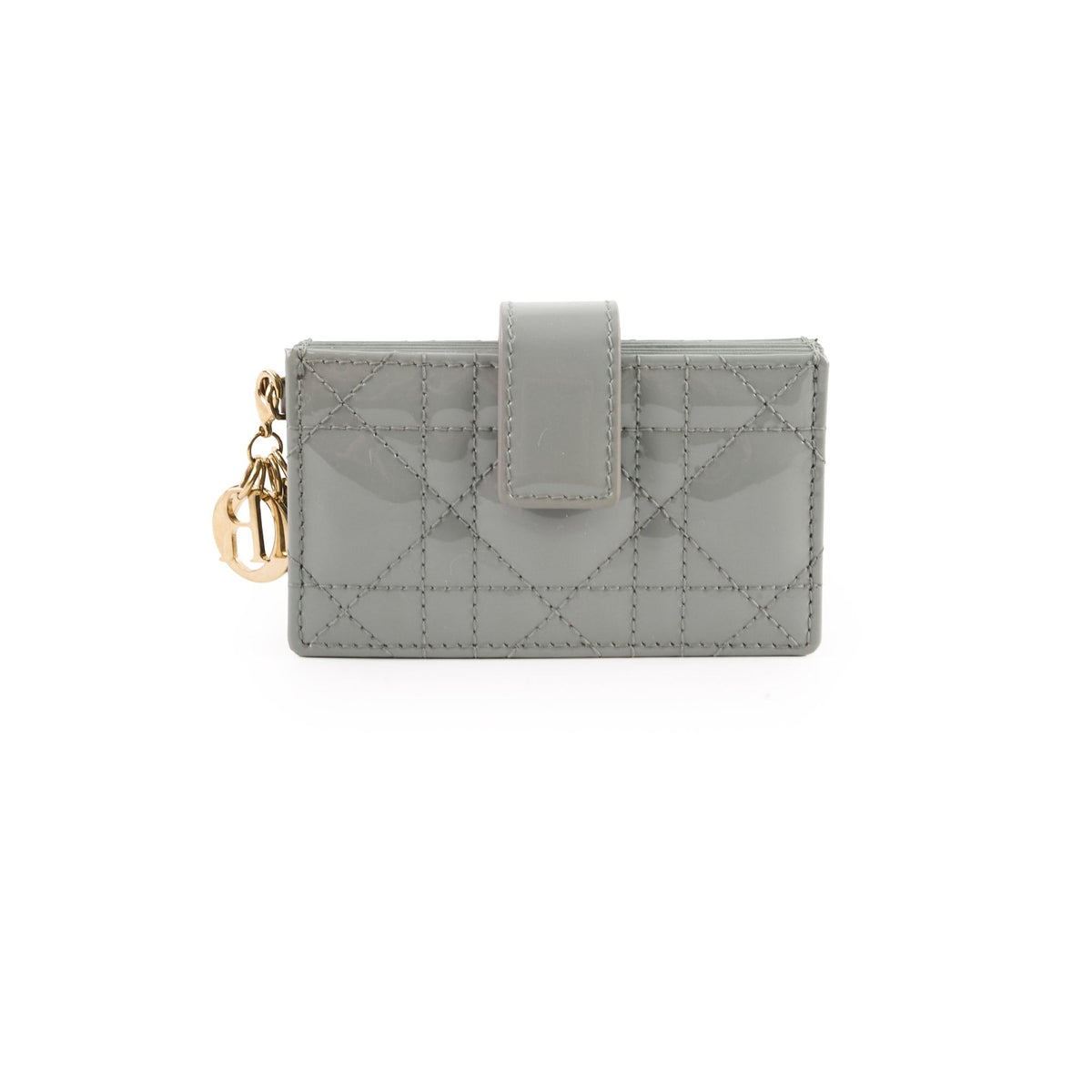 Christian Dior 5 Gusset Card Holder Blue - photo 1