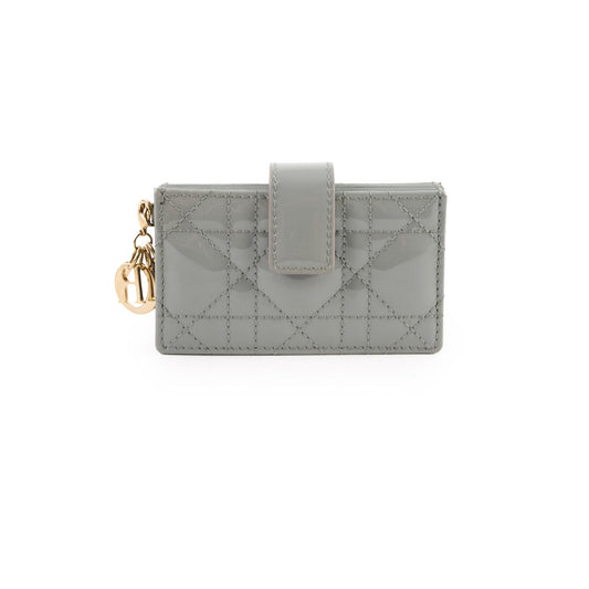 Christian Dior 5 Gusset Card Holder Blue - photo 1