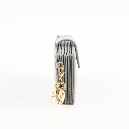 Christian Dior 5 Gusset Card Holder Blue - photo 2