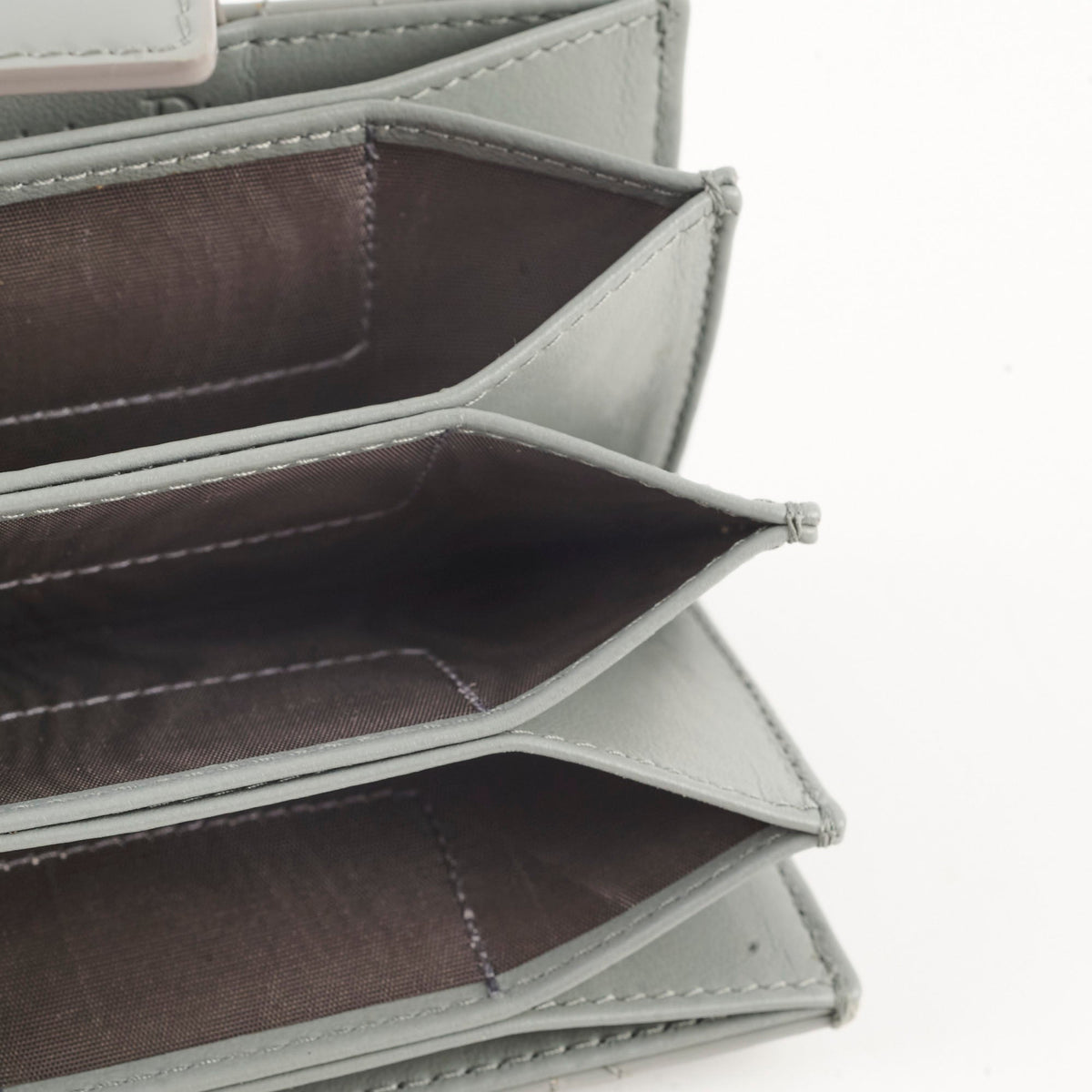 Christian Dior 5 Gusset Card Holder Blue - photo 5