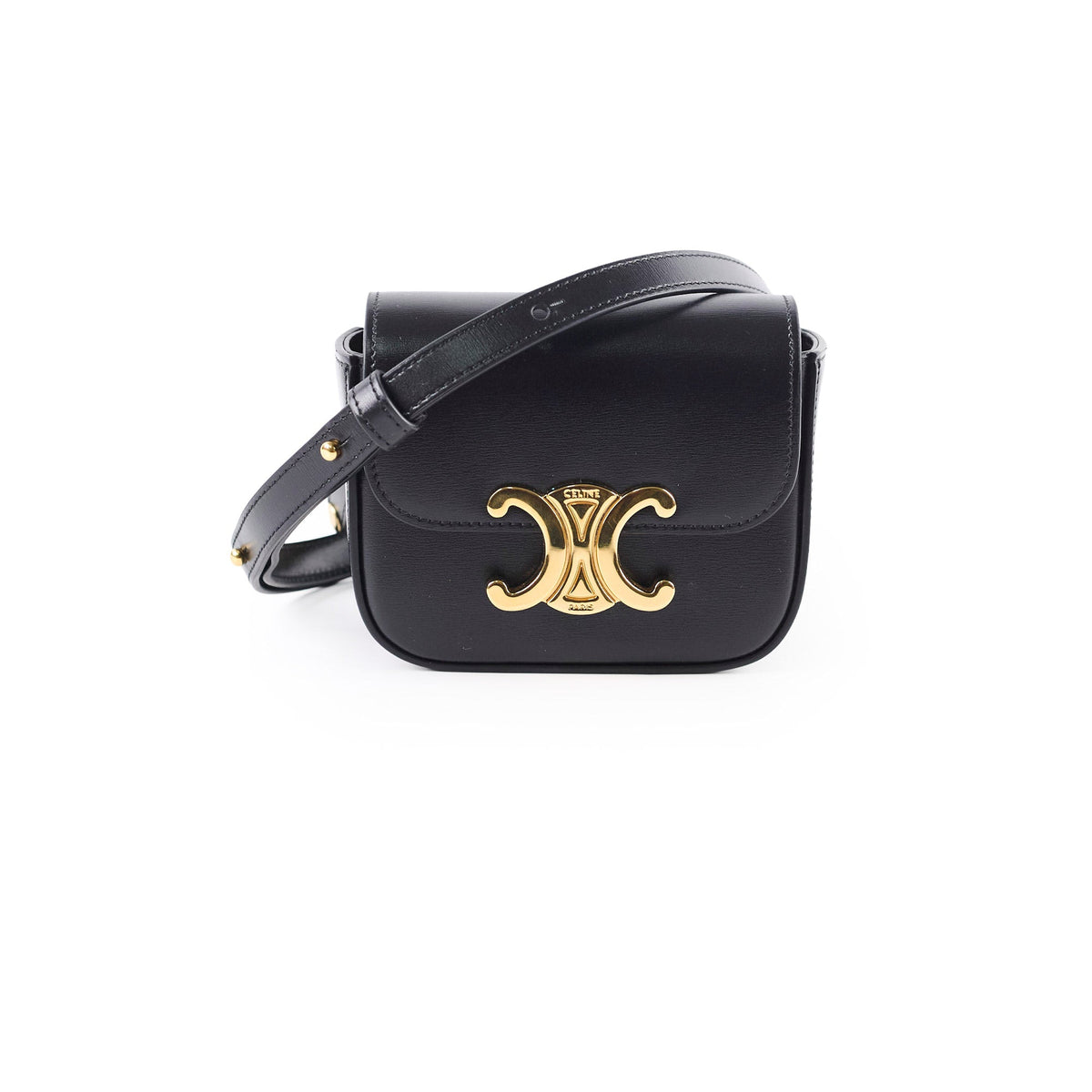 Celine Mini Claude Triomphe Black - photo 1