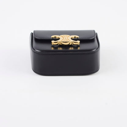 Celine Mini Claude Triomphe Black - photo 4
