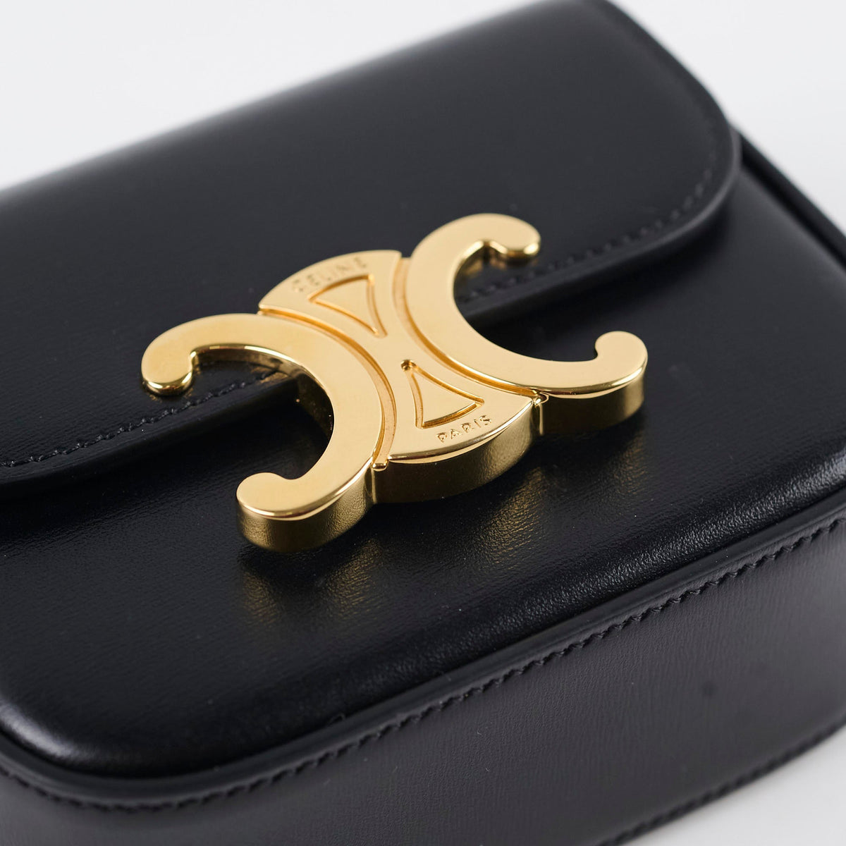 Celine Mini Claude Triomphe Black - photo 9