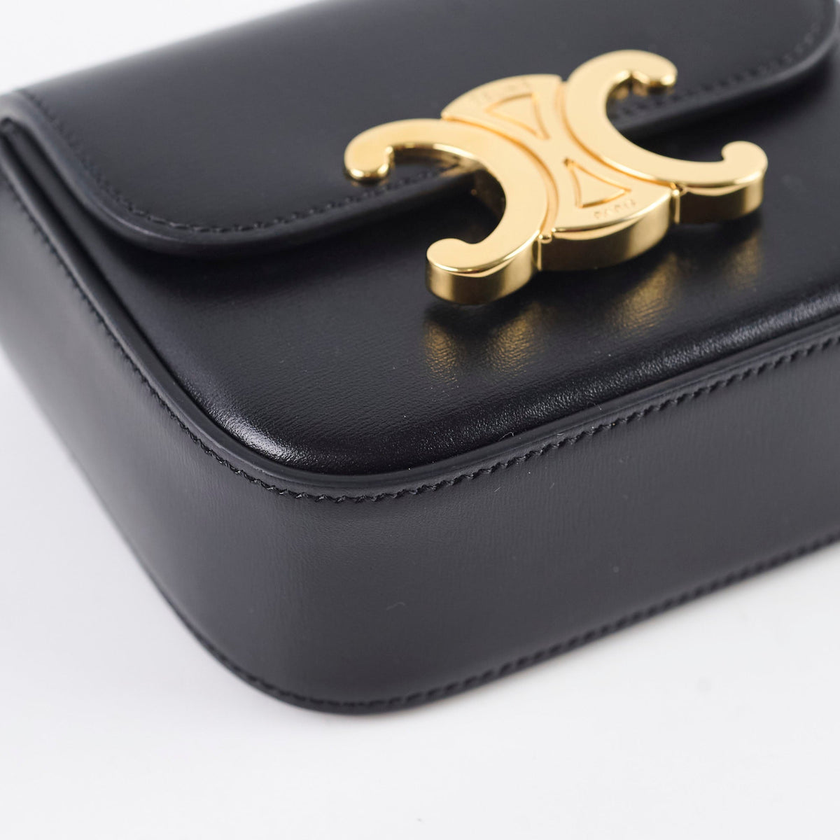 Celine Mini Claude Triomphe Black - photo 7