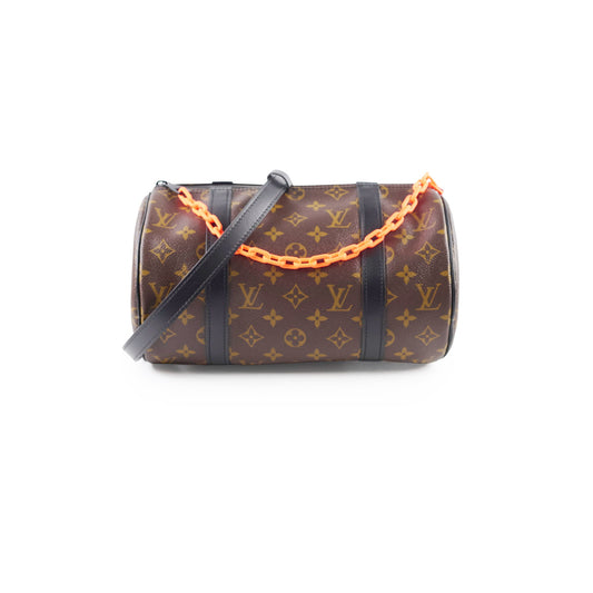Louis Vuitton Solar Ray Papillon Monogram Messenger with Orange Chain Strap - photo 1