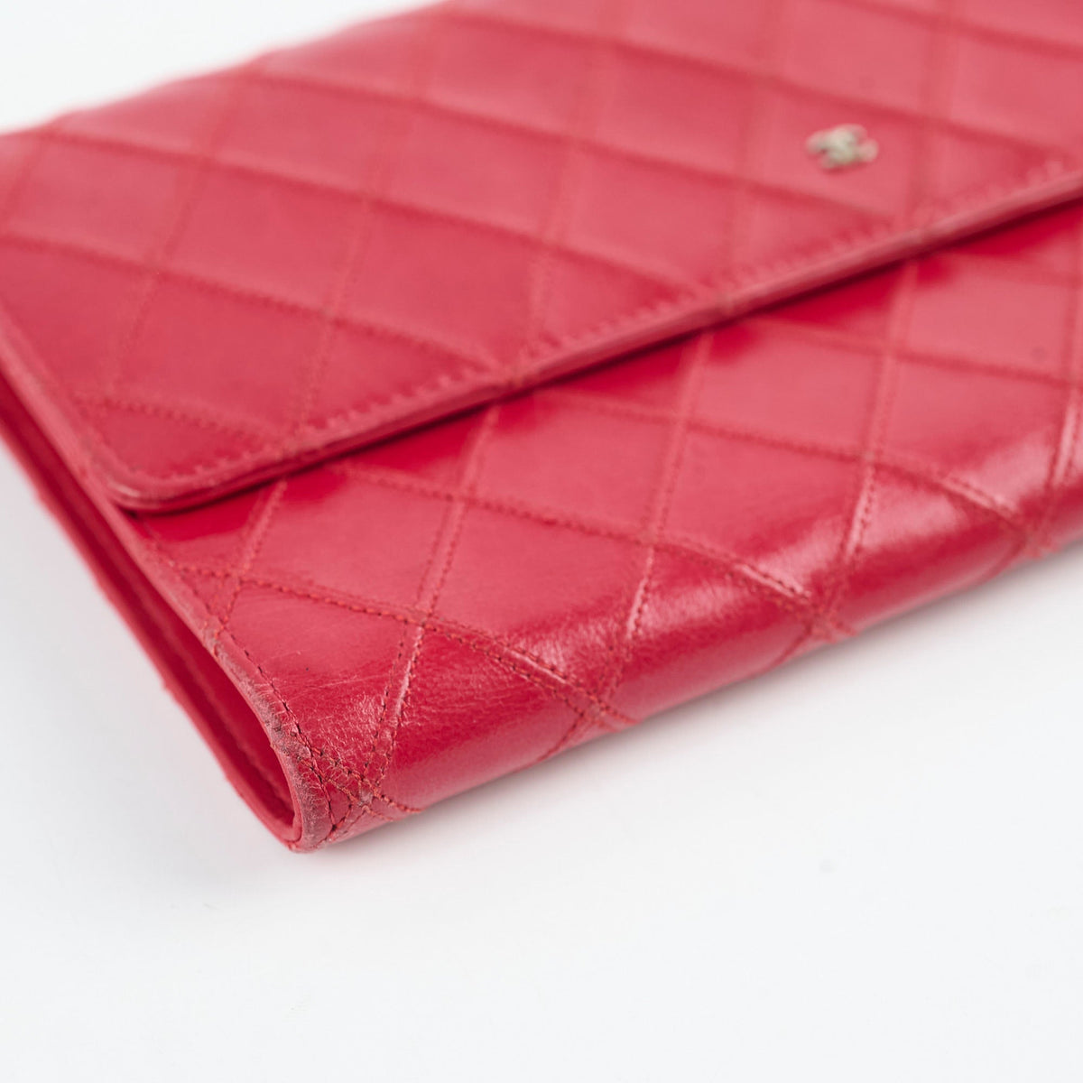 Chanel Long Wallet Red - photo 14