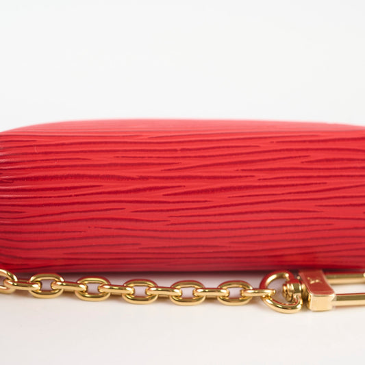 Louis Vuitton Cosmetic Lipstick Pouch Epi Red - photo 2