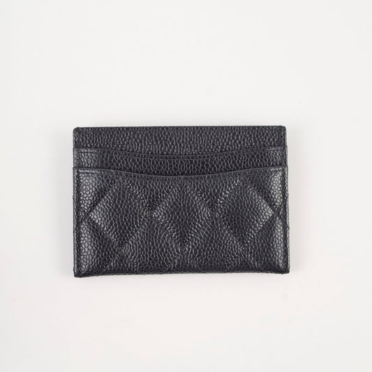 Chanel Flat Cardholder Caviar Black - photo 2