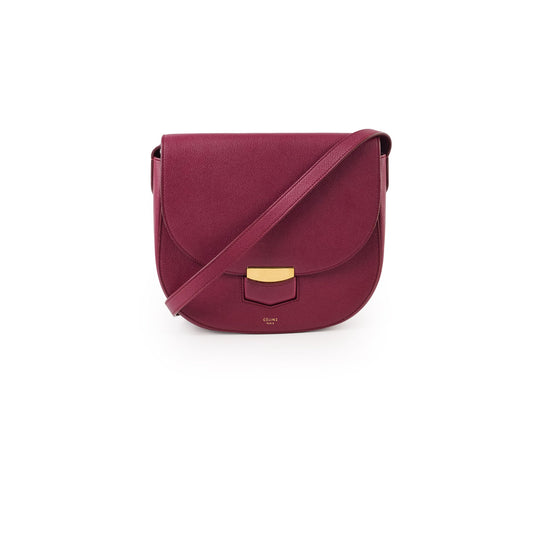 Celine Trotter Small Burgundy - photo 1
