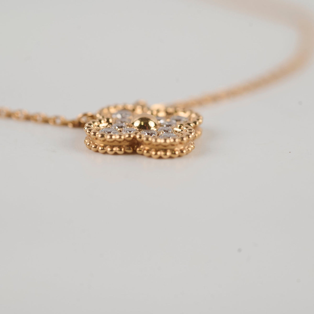 Van Cleef & Arpels Vintage Alhambra Diamond Necklace - photo 4
