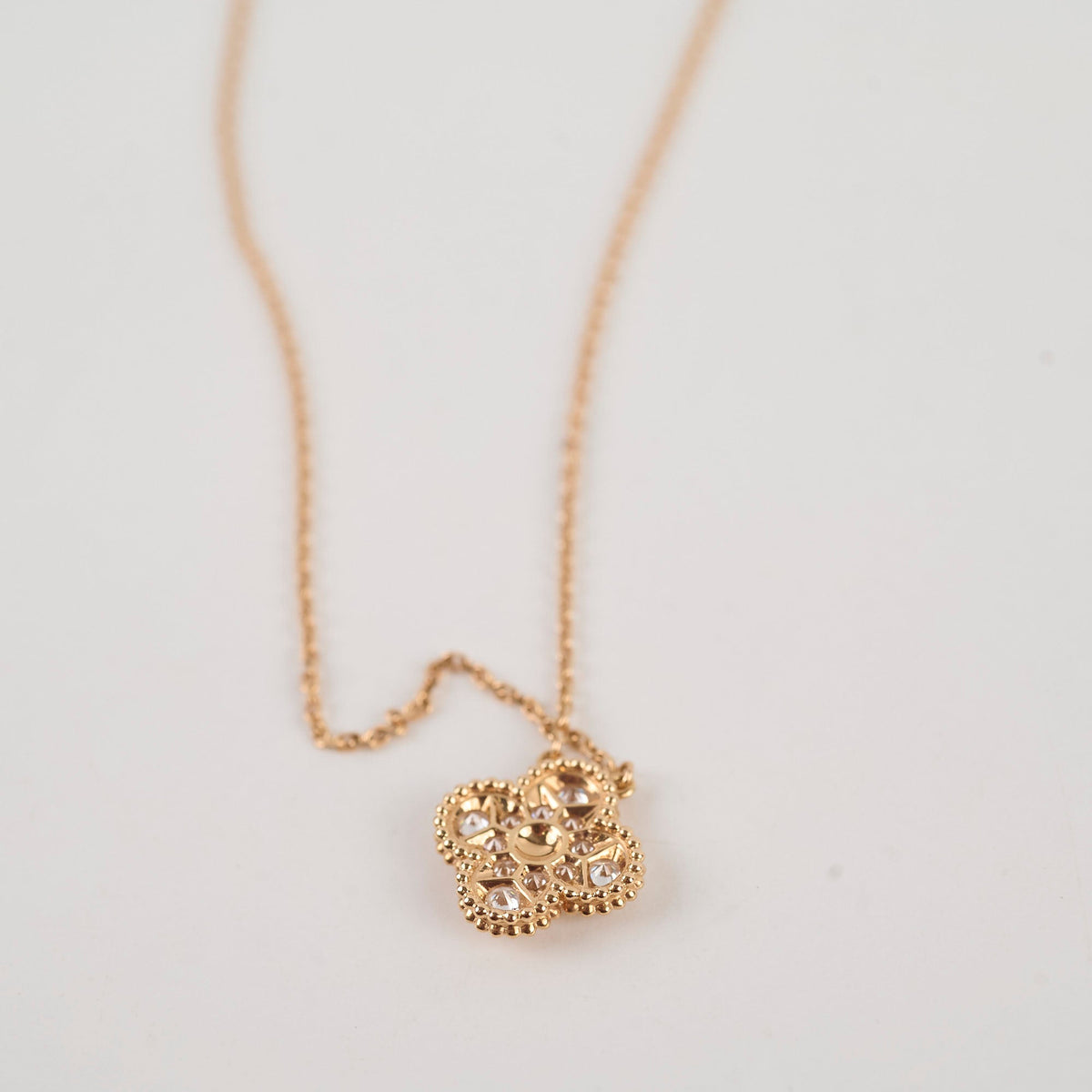 Van Cleef & Arpels Vintage Alhambra Diamond Necklace - photo 5