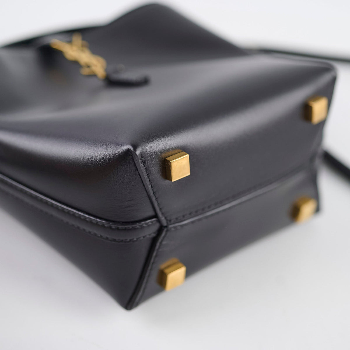 Saint Laurent Le 37 Mini Bucket Bag Black - photo 8