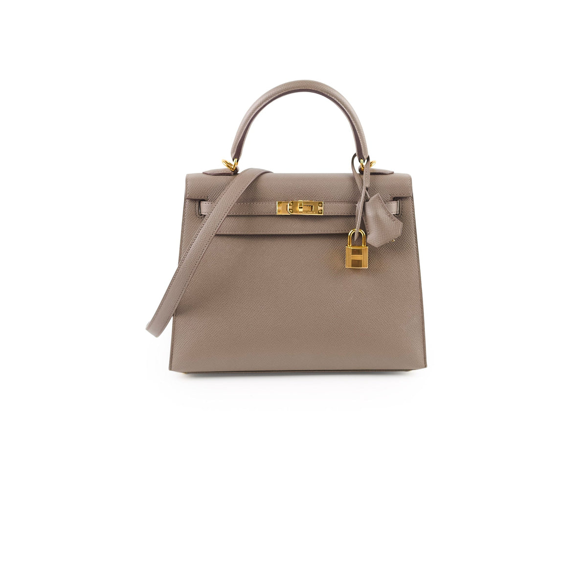 Hermes Kelly 25 Epsom Gris Etain - Stamp D - photo 1
