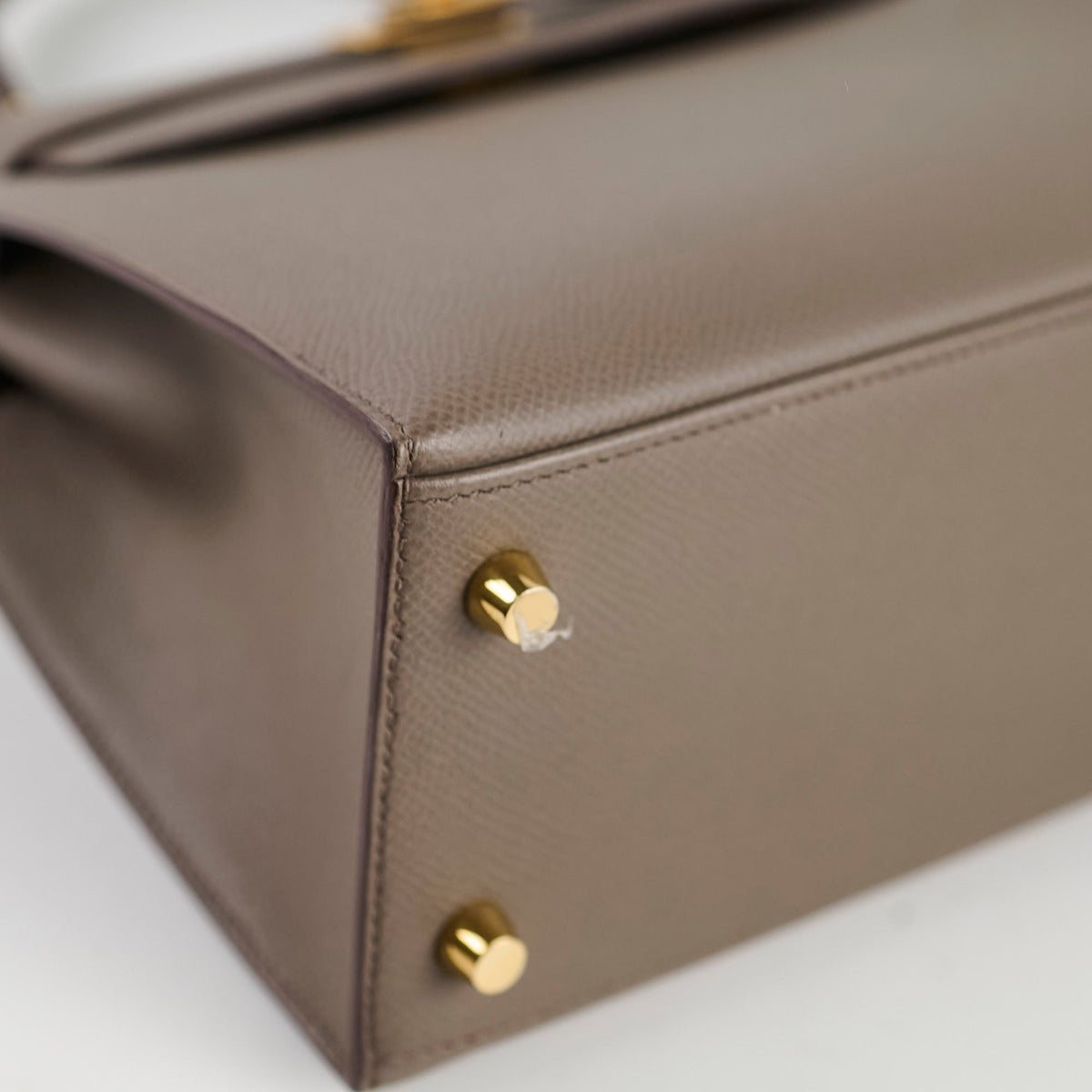 Hermes Kelly 25 Epsom Gris Etain - Stamp D - photo 8