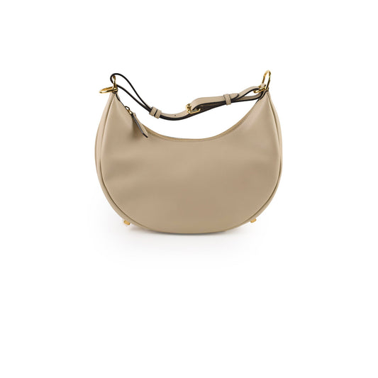 Fendi Fendigraphy Small Leather Hobo Beige - photo 1