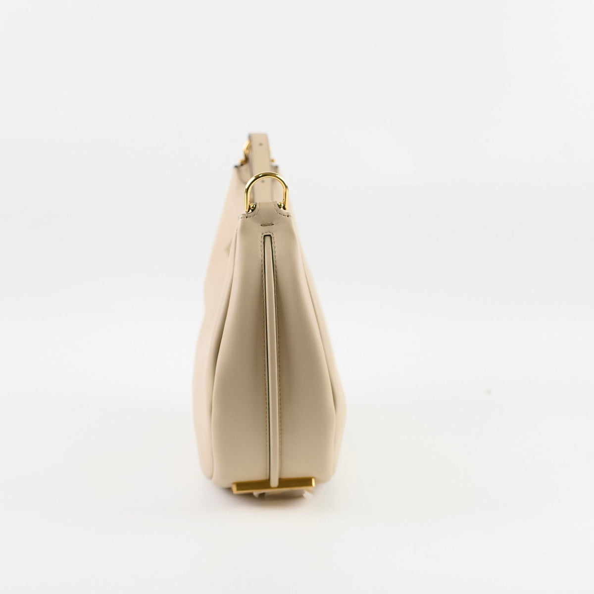 Fendi Fendigraphy Small Leather Hobo Beige - photo 3