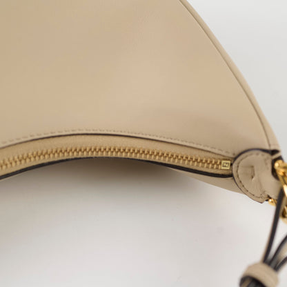 Fendi Fendigraphy Small Leather Hobo Beige - photo 9