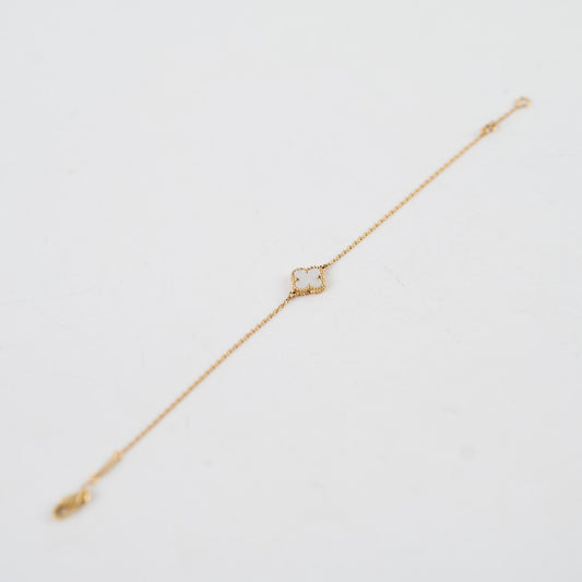 Van Cleef and Arpels Sweet Mother of Pearl MOP Bracelet - photo 2