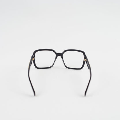 Chanel Square Acetate Black Glasses with Chanel Logo (non-prescription lenses) - photo 2