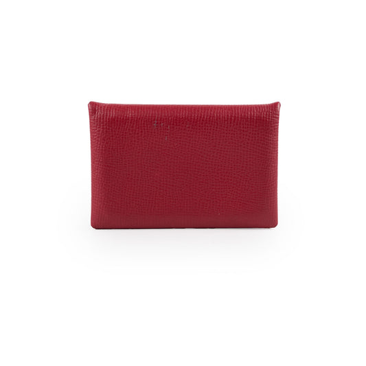 Hermes Calvi Epsom Rouge Garance - photo 1