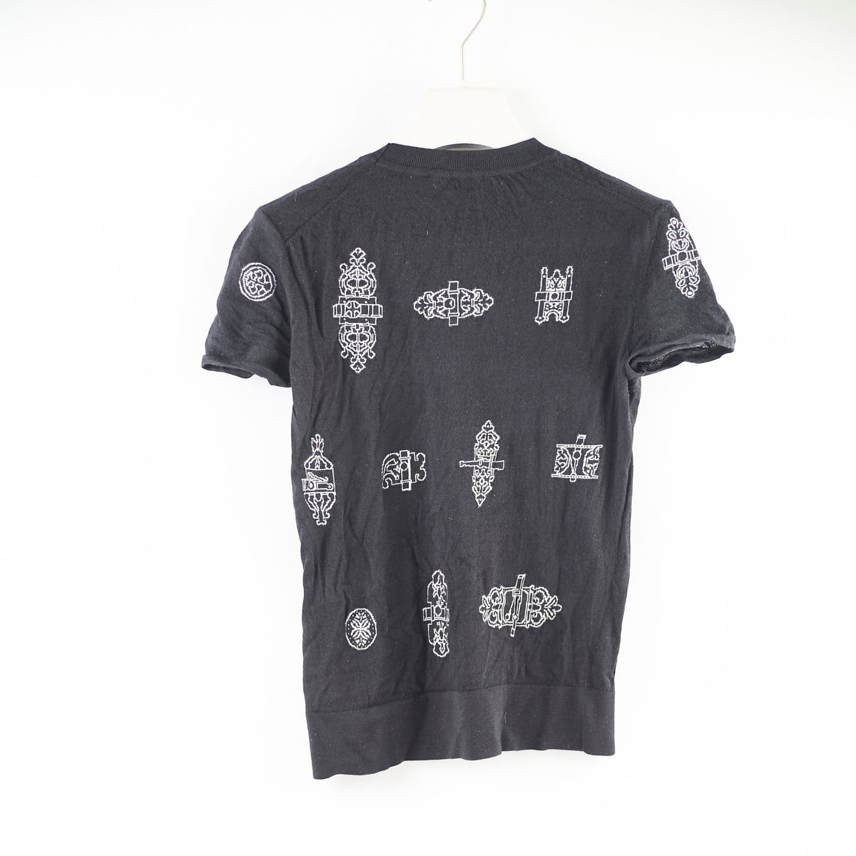 Hermes Pull Manches Courtes Top Size 36 - photo 2