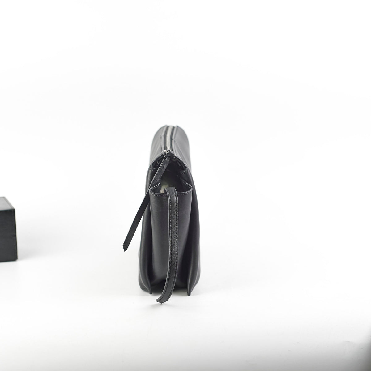 Celine TriFold Clutch On Chain Black Leather - photo 3