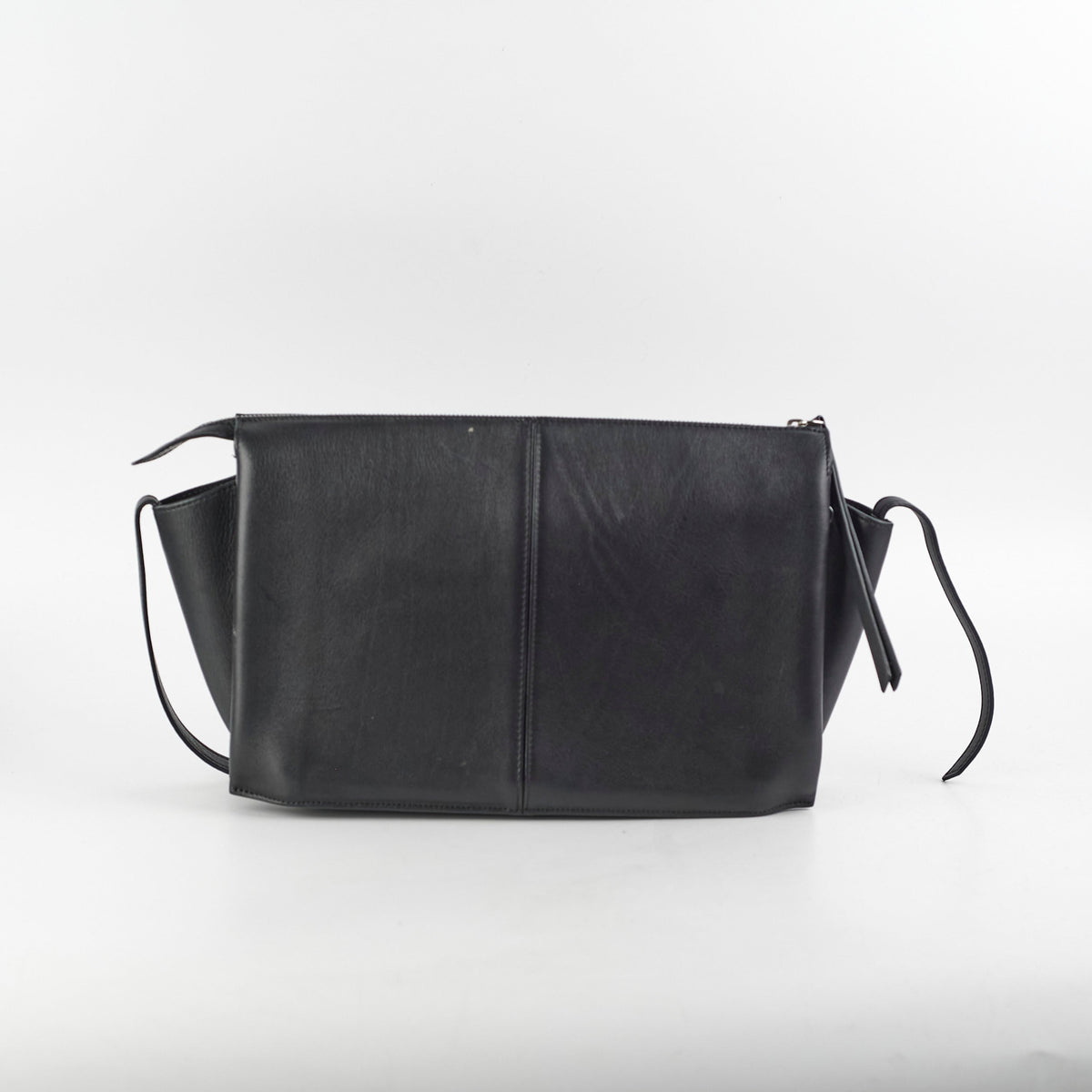 Celine TriFold Clutch On Chain Black Leather - photo 2