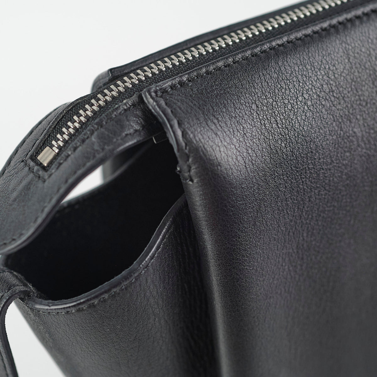 Celine TriFold Clutch On Chain Black Leather - photo 8