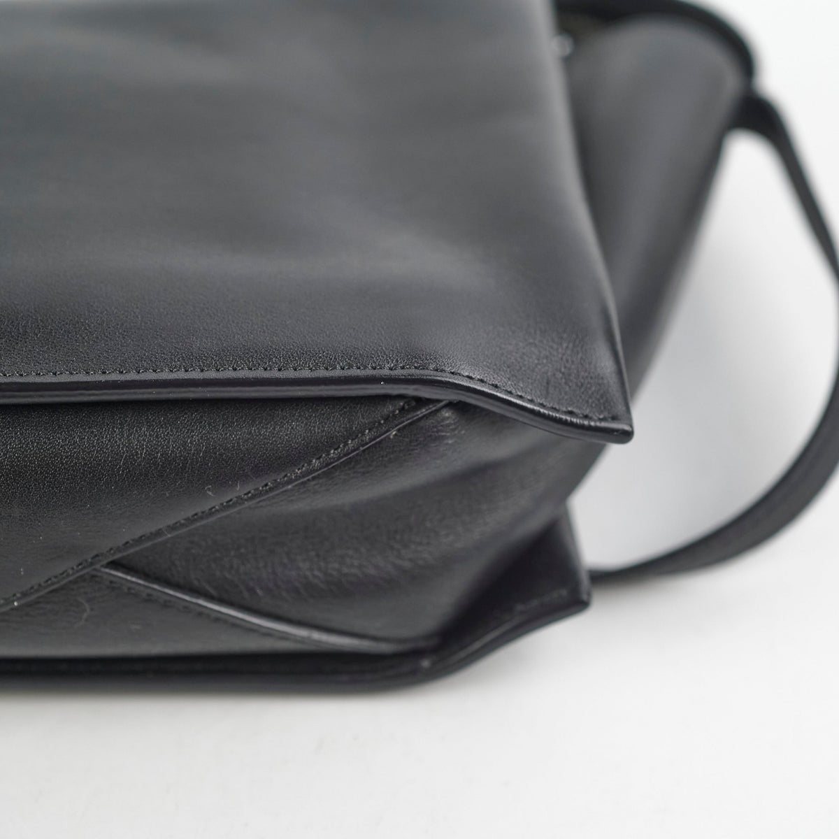 Celine TriFold Clutch On Chain Black Leather - photo 14