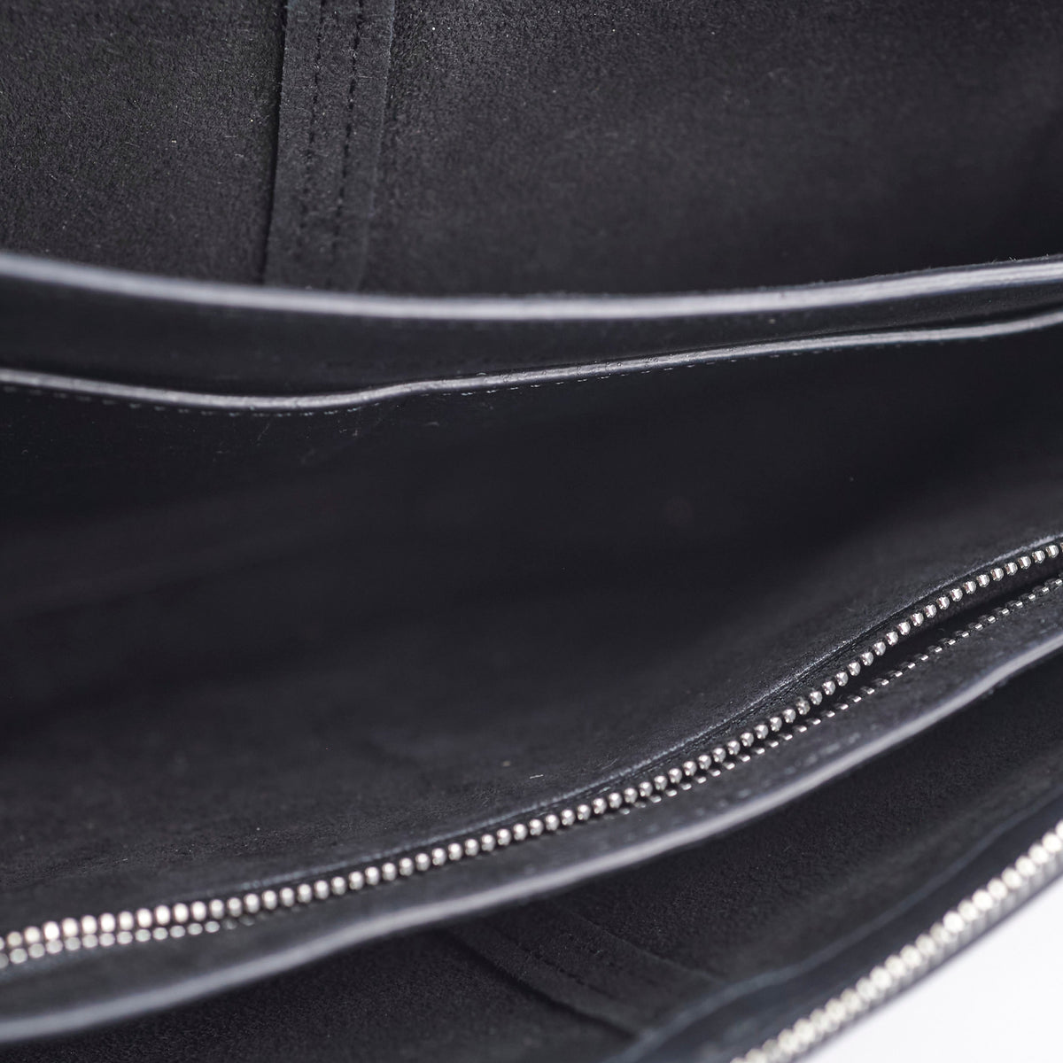 Celine TriFold Clutch On Chain Black Leather - photo 6