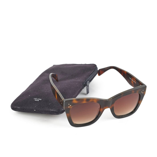 Celine Tortoise Shell Sunglasses - photo 1