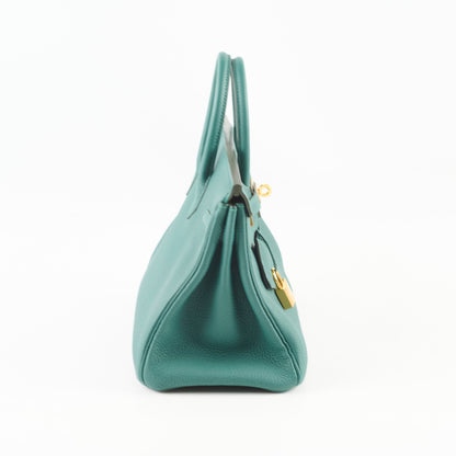 Hermes Birkin 25 Malachite C Stamp - photo 3