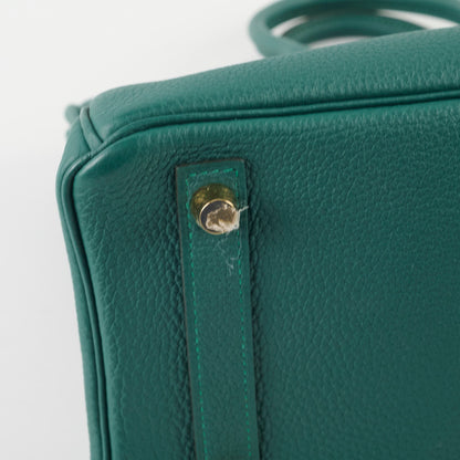 Hermes Birkin 25 Malachite C Stamp - photo 9