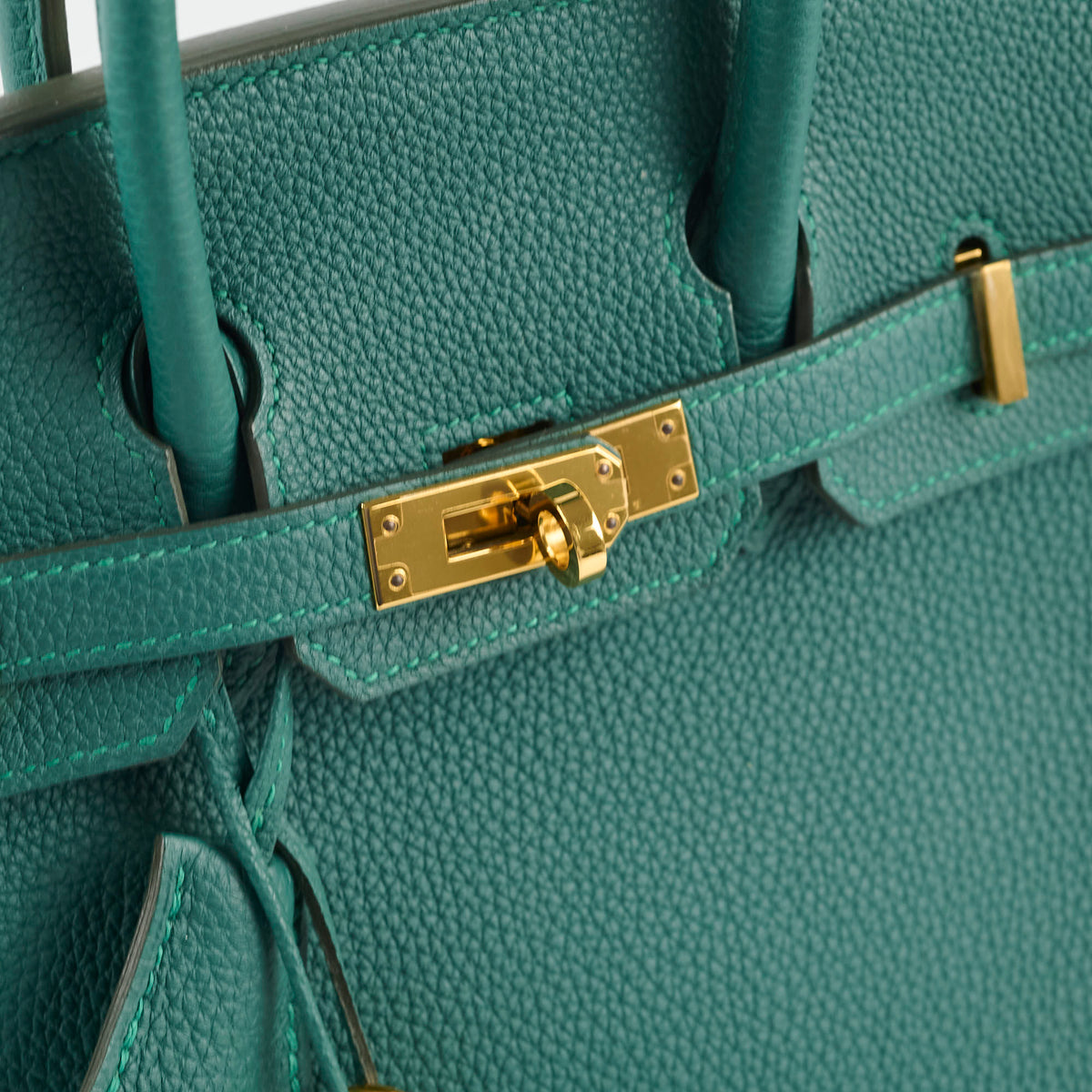 Hermes Birkin 25 Malachite C Stamp - photo 12