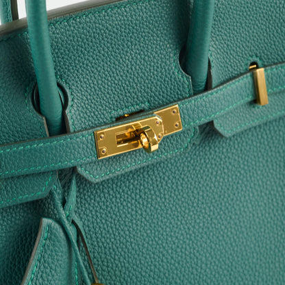 Hermes Birkin 25 Malachite C Stamp - photo 12